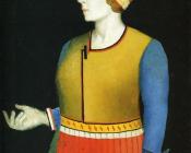 卡兹米尔 马列维奇 : Portrait of Artist s Wife N.A. Malevich
